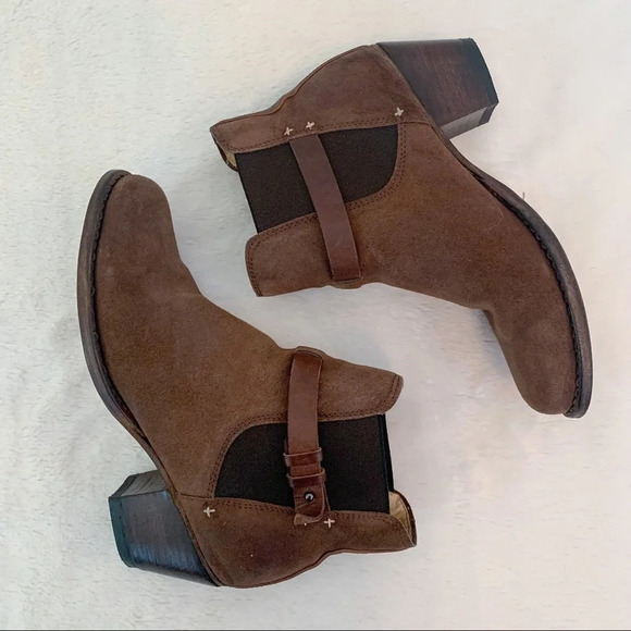 Rag & Bone Durham Chelsea Boots Suede Brown - Picture 3 of 8